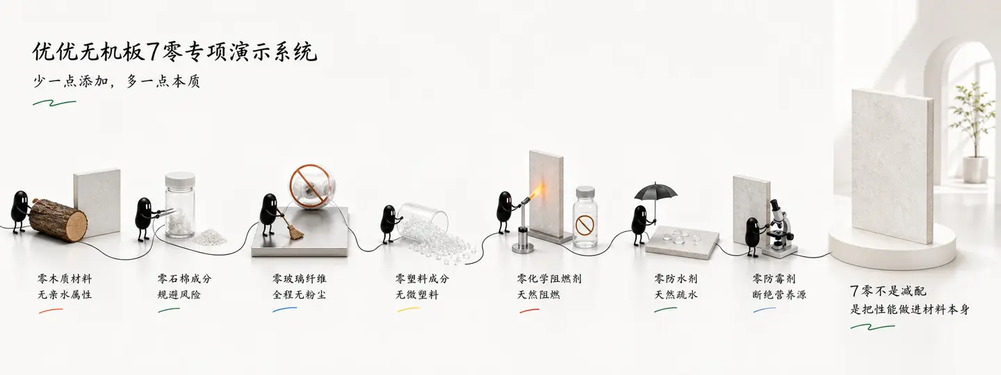 优优无机板7零专项演示系统小黑长卷故事图